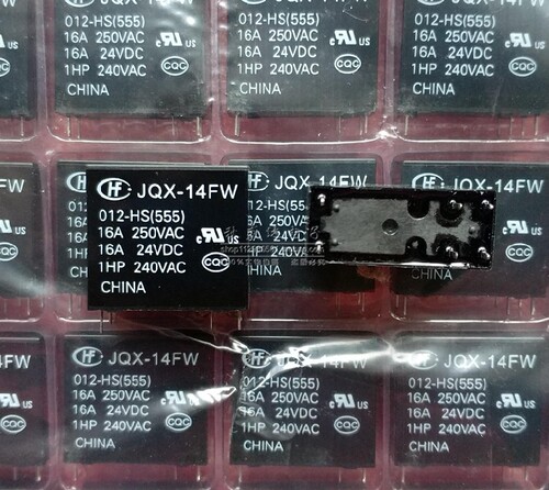 全新原装宏发HF继电器JQX-14FW-012-HS 12VDC 一组常开 6脚 16A