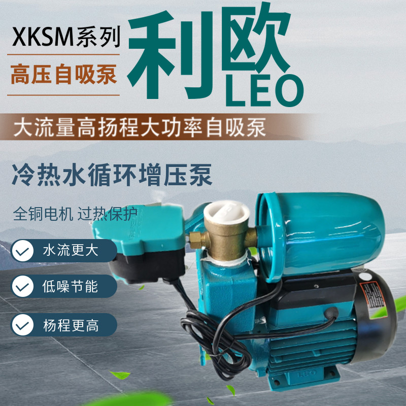 利欧水泵XKSM90-1A高压自吸泵井水自来水家庭增压泵高扬程大流量