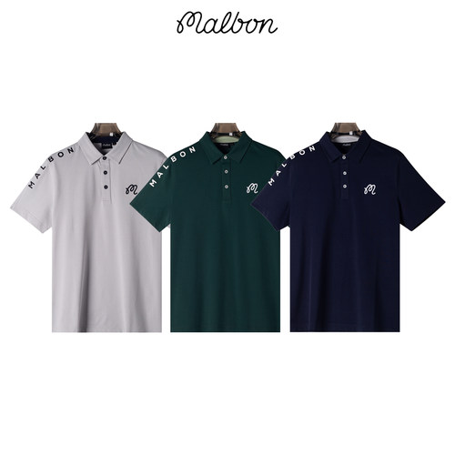 韩国MALBON高尔夫服装男款短袖