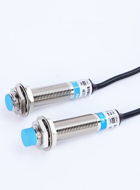 M12埋入式接近开关LJ12A3-2-Z/BX三线NPN常开24V平头金属感测器BY