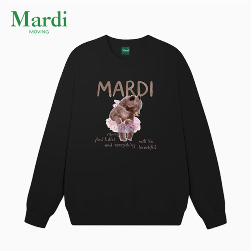 MARDIMOVING印花圆领女卫衣