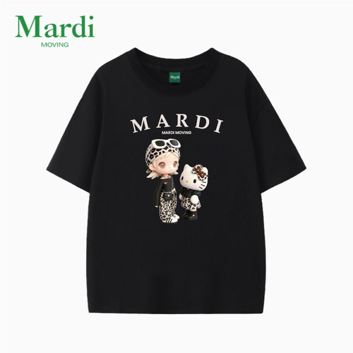 MardiMoving纯棉短袖女T恤