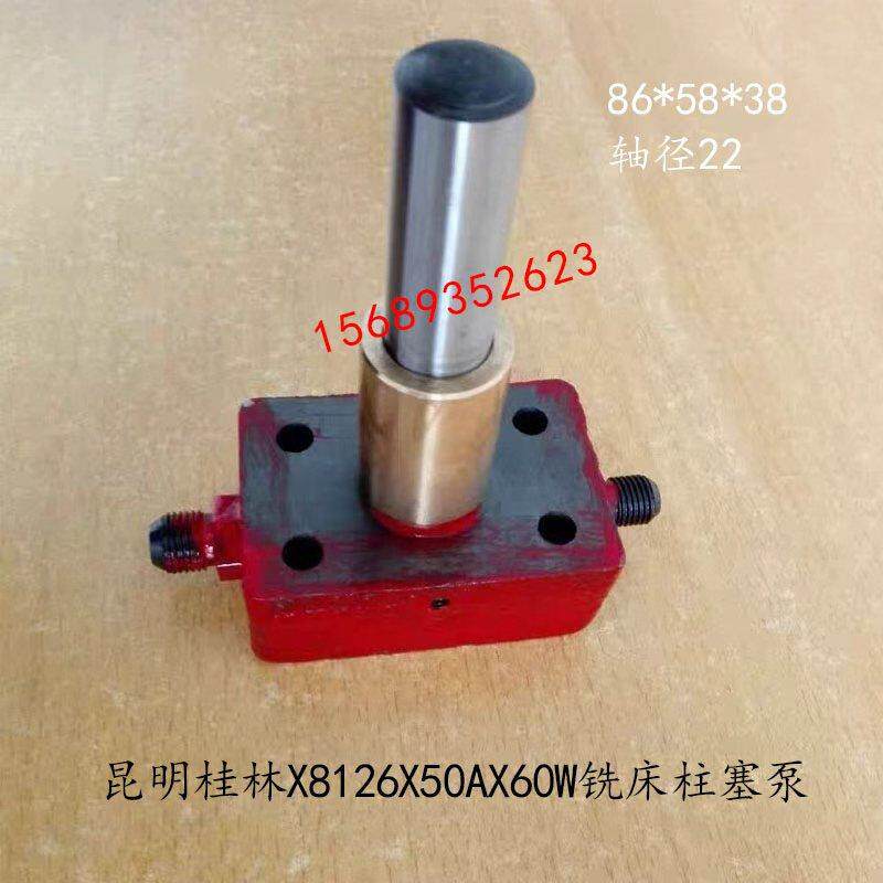 昆明桂林X8126X50AX60WXQ5025B万能铣床油泵柱塞泵2027孔距60*32