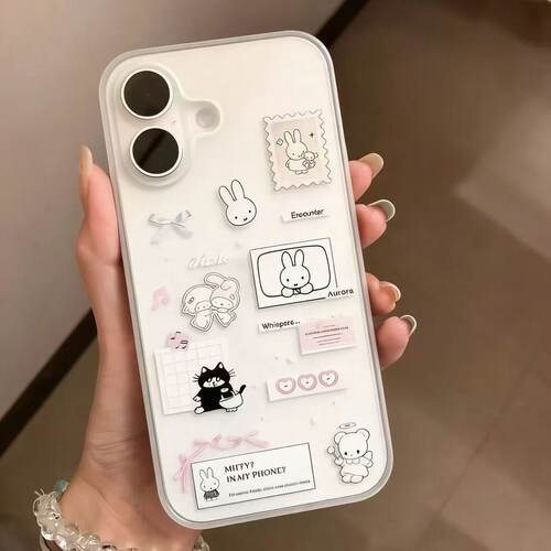 米菲兔可爱磨砂防摔iPhone手机壳