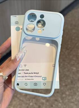 简约大视窗透明防摔iPhone壳