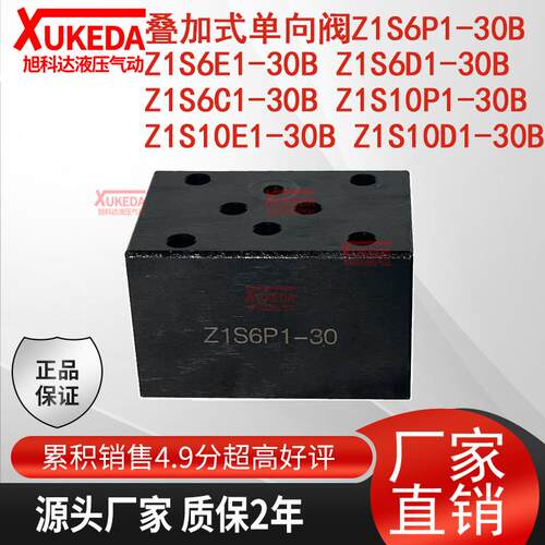 Z1S6P1-30B Z1S6E1-30B叠加式单向阀Z1S10P1-30B Z1S10E1-30B保压