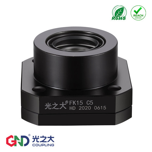滚珠丝杆精密支撑座FK12轴承座固定端丝杠FF10支撑端模组固定座
