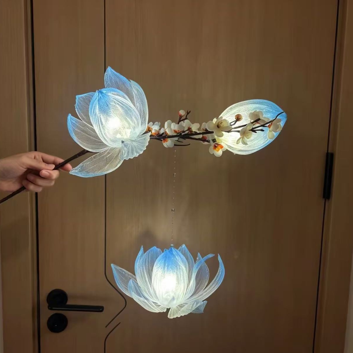 新款古风灯笼道具手工汉服手提荷