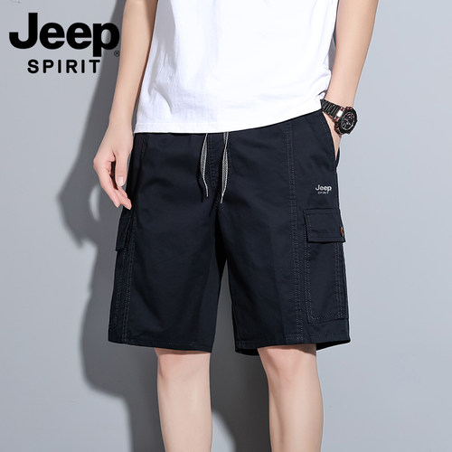 JEEPSPIRIT工装五分裤男士短裤