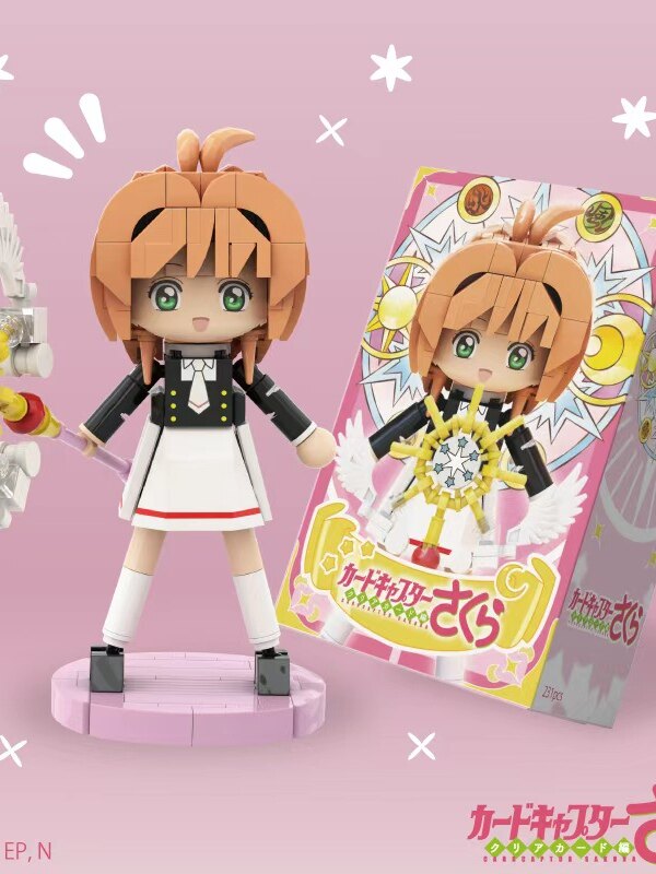 【ลิขสิทธิ์แท้】บริการสั่งซื้อของจากต่างประเทศ โมเดลตัวละครสาวน้อยคาถาซากุระ ของสะสมอะนิเมะ ตัวต่อประกอบ ของตกแต่ง ของเล่น