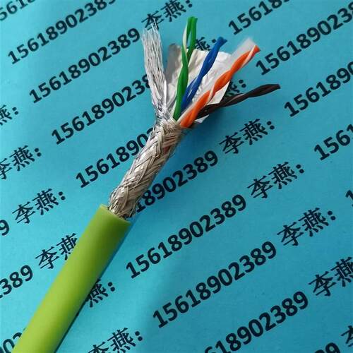 特软拖链专用网线8芯STP-CAT5E超五类4*24AWG带屏蔽PUR-TRVVSP销