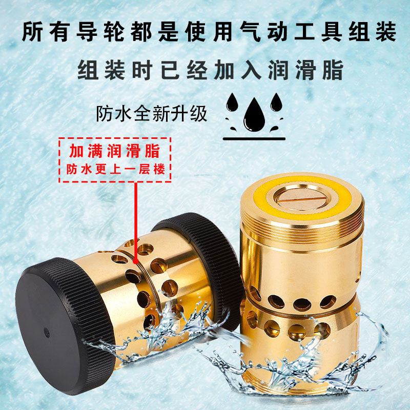 线切割导轮总成V型易穿丝防水配件大全快走丝机床C款全铜套黑宝石