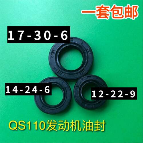 轻骑铃木赛驰 QS110全车油封副轴变速杆引擎油封包邮耐腐蚀耐油