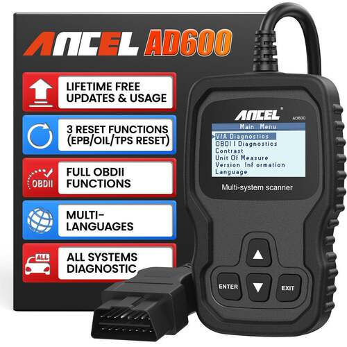 ANCEL AD600 OBD2 Scanner Diagnostic Tool Fits for Volkswagen