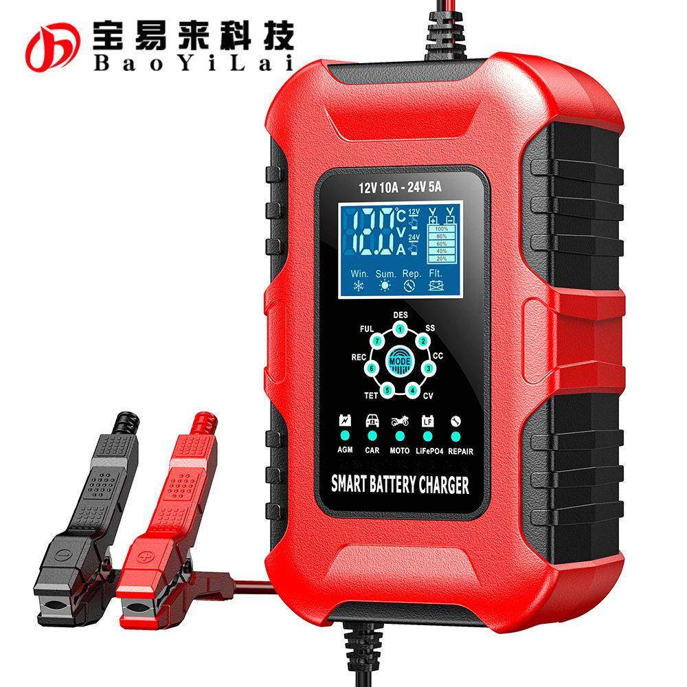12V10A 24V5A battery charger 欧规 铅酸电池充电 脉冲修复仪