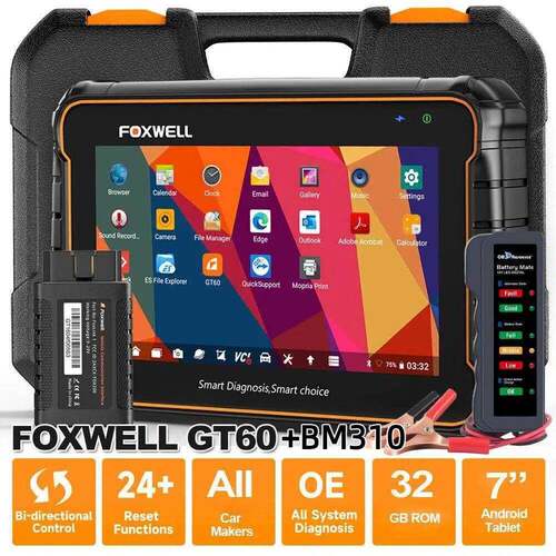 Foxwell GT60 汽车全系统型诊断仪 保养复位工具OBD检测仪 海外版