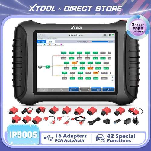 适用帕迩瑞XTOOL IP900S Car Diagnostic ECU Coding DoIP CAN FD