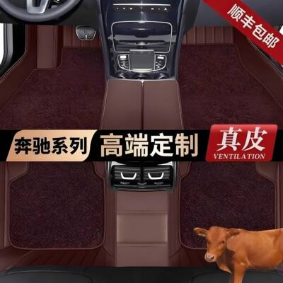 适用于宾士E300L E260LC260LGLC260LGLE350S级全包围真皮汽车脚垫