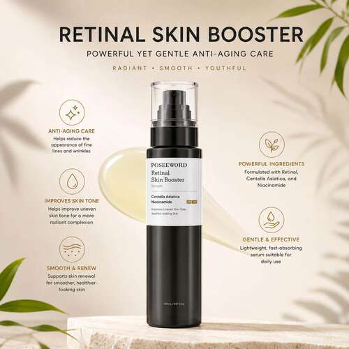 跨境爆品视黄醇精华液Retinal Skin Booster Serum补水精华液润肤
