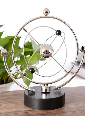 usb电池两用电动摇摆器 天体轨道永动仪地球摇摆摆件益智学生礼品