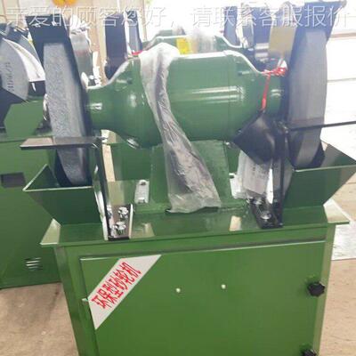 M3340电动除尘砂轮机400型立式双头吸尘打磨机3kw无尘磨削抛光机