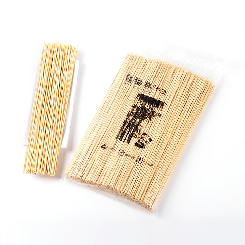整箱竹签商用火锅串串香40cm*2.5mm小郡肝麻辣烫烧烤细签长竹签子