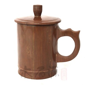 【清幽】山东原产地木鱼石茶杯子无蜡手工抛光古朴厚重水杯