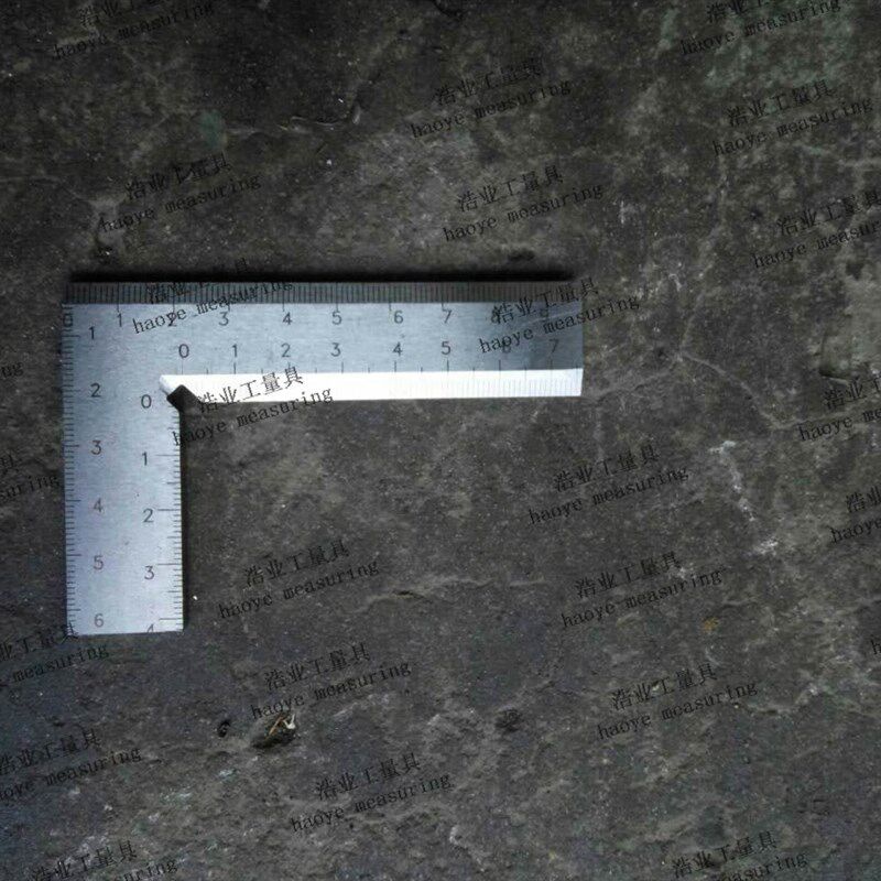平行直角刻度尺100x63 刀口角尺带刻度100x70 钢拐尺125x80直角尺