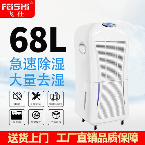 飞仕手推除湿机家用商用大除湿量防潮抽湿机FDH-250BC/268BC