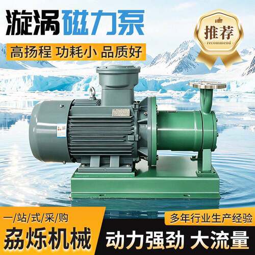 漩涡磁力泵WB泵磁力驱动漩涡泵卧式级无泄漏扬程化工流程泵