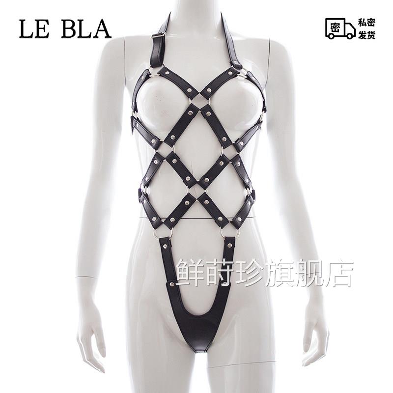 成人sm体束缚身衣皮革捆绑带绑绳衣皮带角色扮演夫妻调教情趣用品