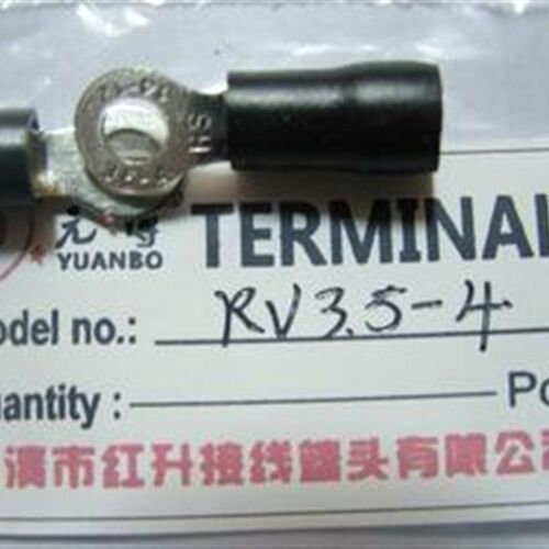 圆形预绝缘端头 RV3.5-4 冷压接线端子 500只/包 紫铜国标