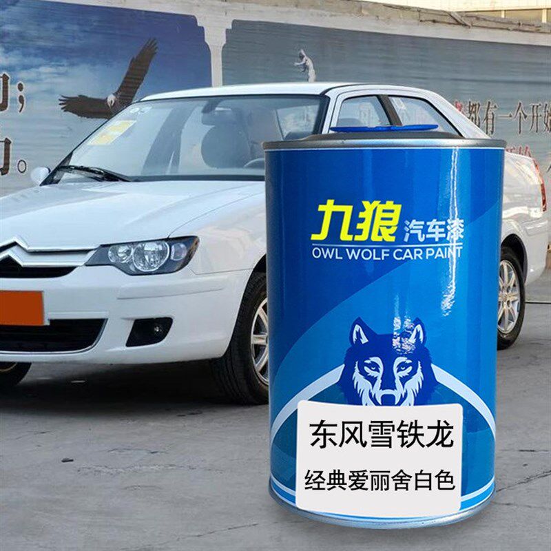 九狼汽车成品颜色漆翻新东风雪铁油漆龙水晶银碳晶黑香槟金