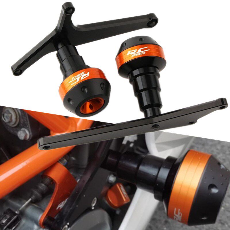 适用KTM RC390 DUKE390/250/200/125 改装车身防摔球防摔胶保险杠