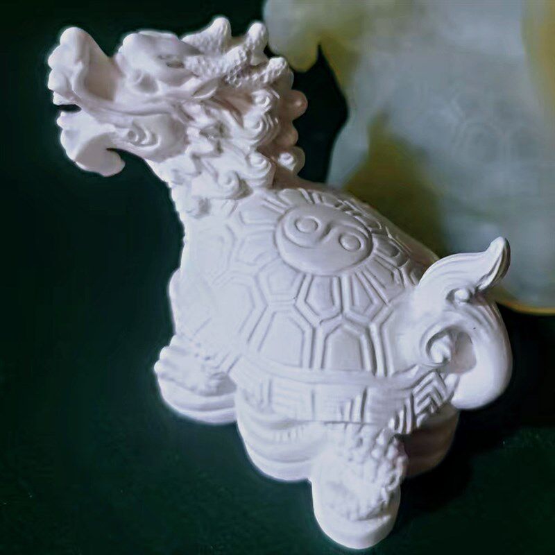 3D立体 龙龟硅胶模具 亮面 石膏树脂 滴胶水泥 食品级 冰块模具