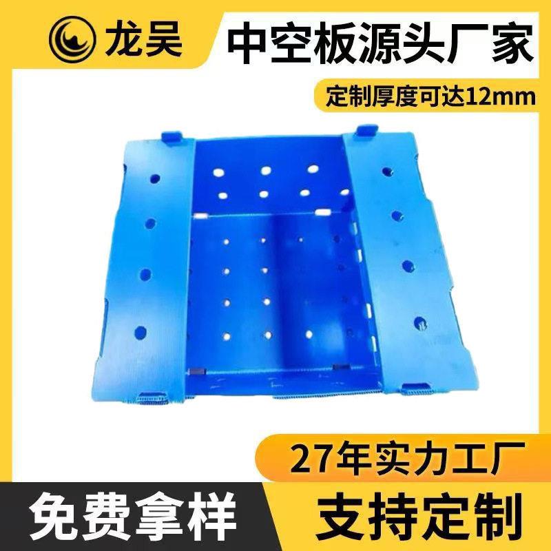 上海厂家供应环保中空板水果运输箱水果物流中空板周转箱pp塑料箱
