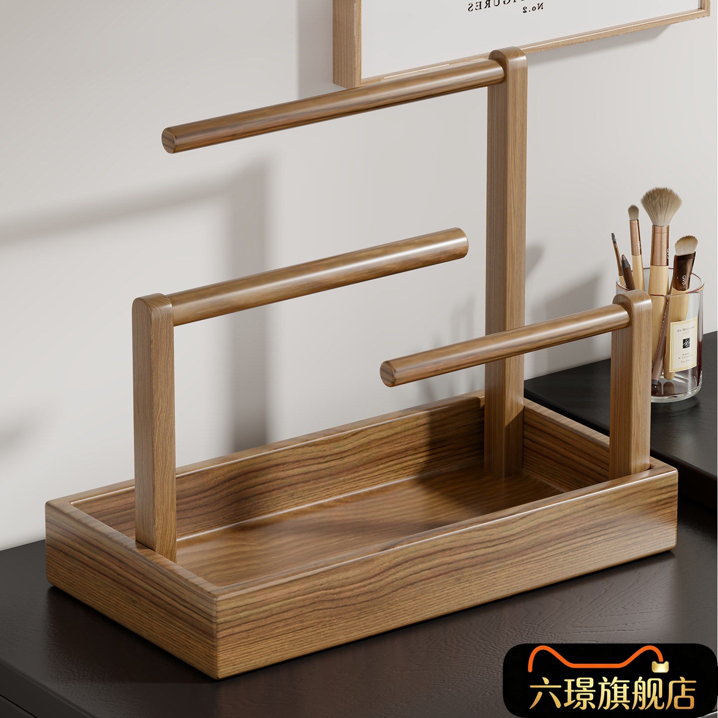 桌面手串展示架首饰架水晶手錬项链收纳挂架文玩放置架饰品置物架