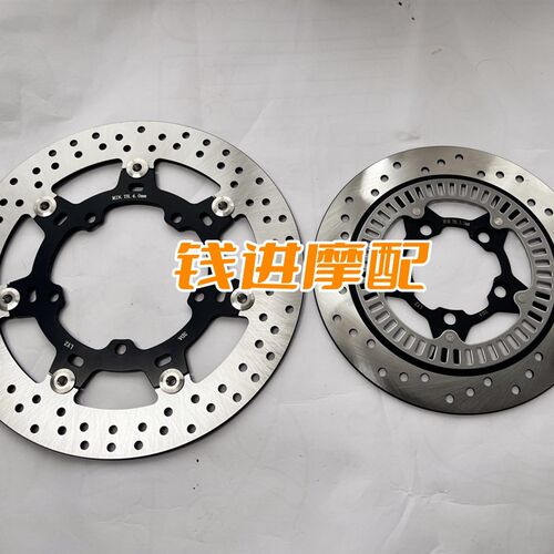 赛450前后刹车盘QJ400GS-16D钱江前碟刹盘后液刹制动盘ABS齿轮圈