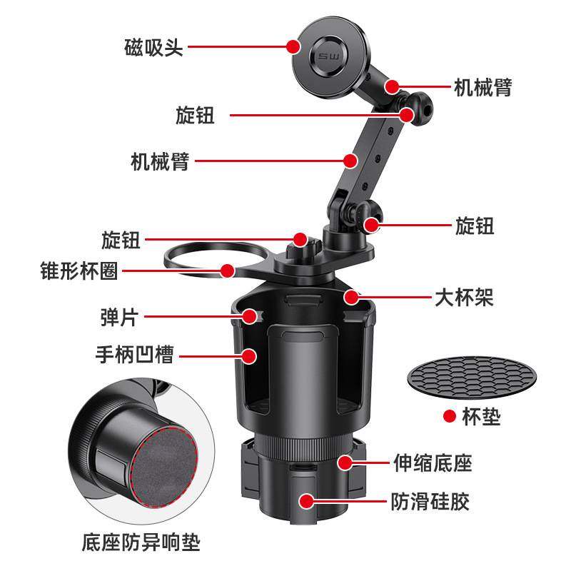 汽车用品车载二合一多用