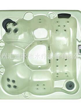 供应835蓝材海豚SPA缸浴 YD-901亚克力料按摩缸浴设备