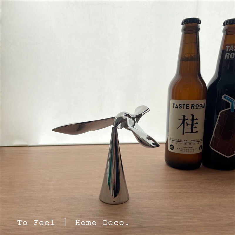 飞鸟开瓶器啤酒不倒翁悬浮起瓶器平衡金属不锈钢家用商用创意摆件
