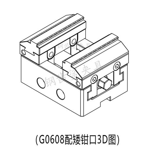 自定心虎钳钢齿鲨4轴5轴精密夹具正同心定心虎钳EROWA夹具快换3R