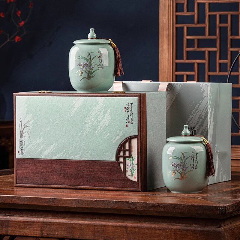 茶叶罐包装盒空礼盒装空盒子礼品盒绿茶白茶红茶龙井瓷罐通用订制