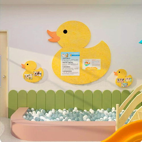 毛毡板定制卡通墙贴托管班墙面装饰幼儿园环创主题班级文化墙贴画