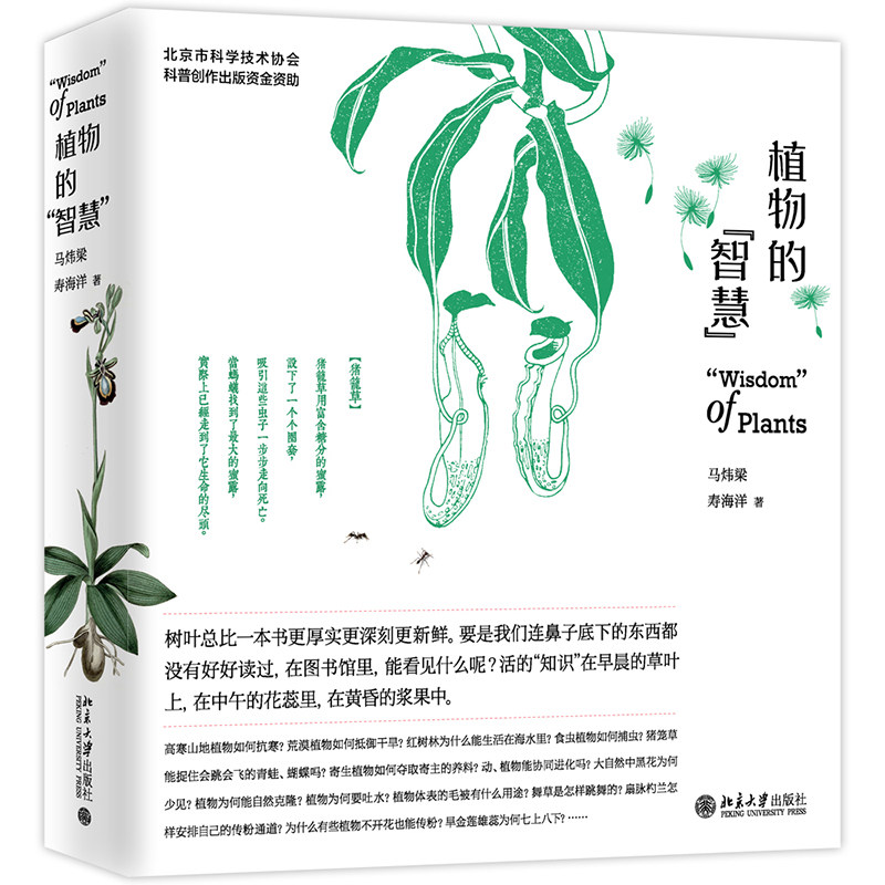 植物的智慧(精装) 植物生存策略 自然科学 趣味科普 图文并茂 青少年课外 家长读物 生态智慧 植物行为解析 9787301315439