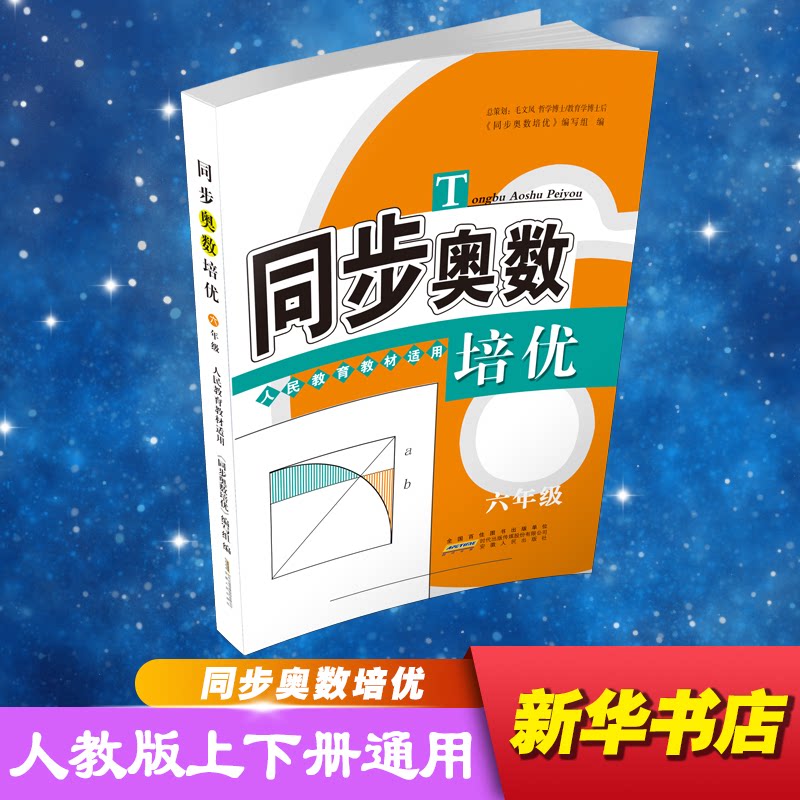同步奥数培优 6年级 人民教育教材适用 六年级奥数 同步教材 培优提升 奥数思维 人教版适用 例题详解 习题精练 9787212092566