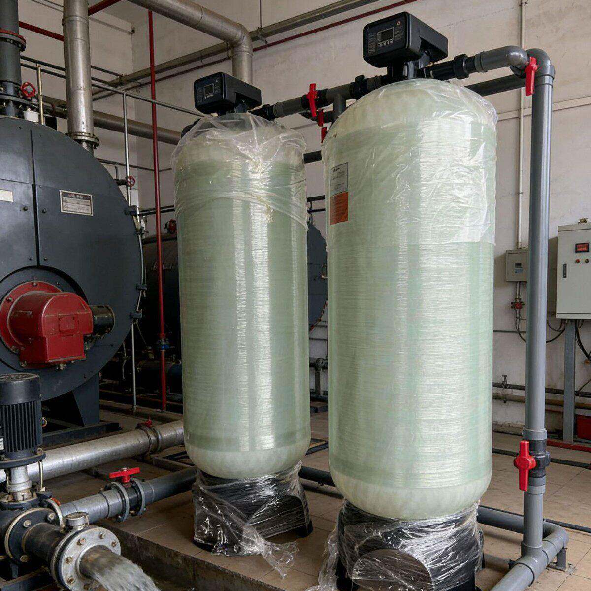 全自动软化水设备工业锅炉软水器去除水垢硬度水处理设备