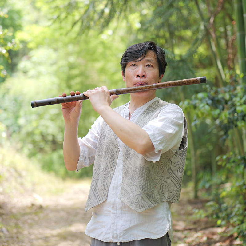 姚茂顺 紫竹大调号笛子 骏马踏风低音笛子 玉屏名师亲制专业曲笛