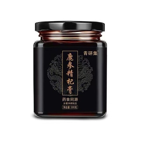 鹿参精杞膏300克益精利肾滋阳强身古法熬制养生膏正品