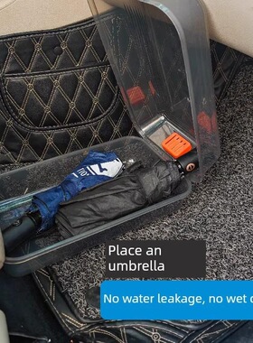 适用车载鞋盒防尘收纳解放J6潮鞋防臭实用东风天锦杂物斯太尔上收